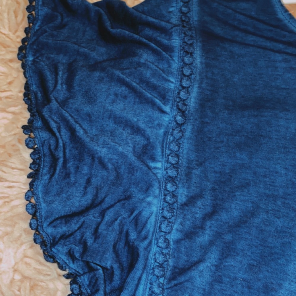 Blu Heaven Ruffled Blouse - Picture 2 of 3
